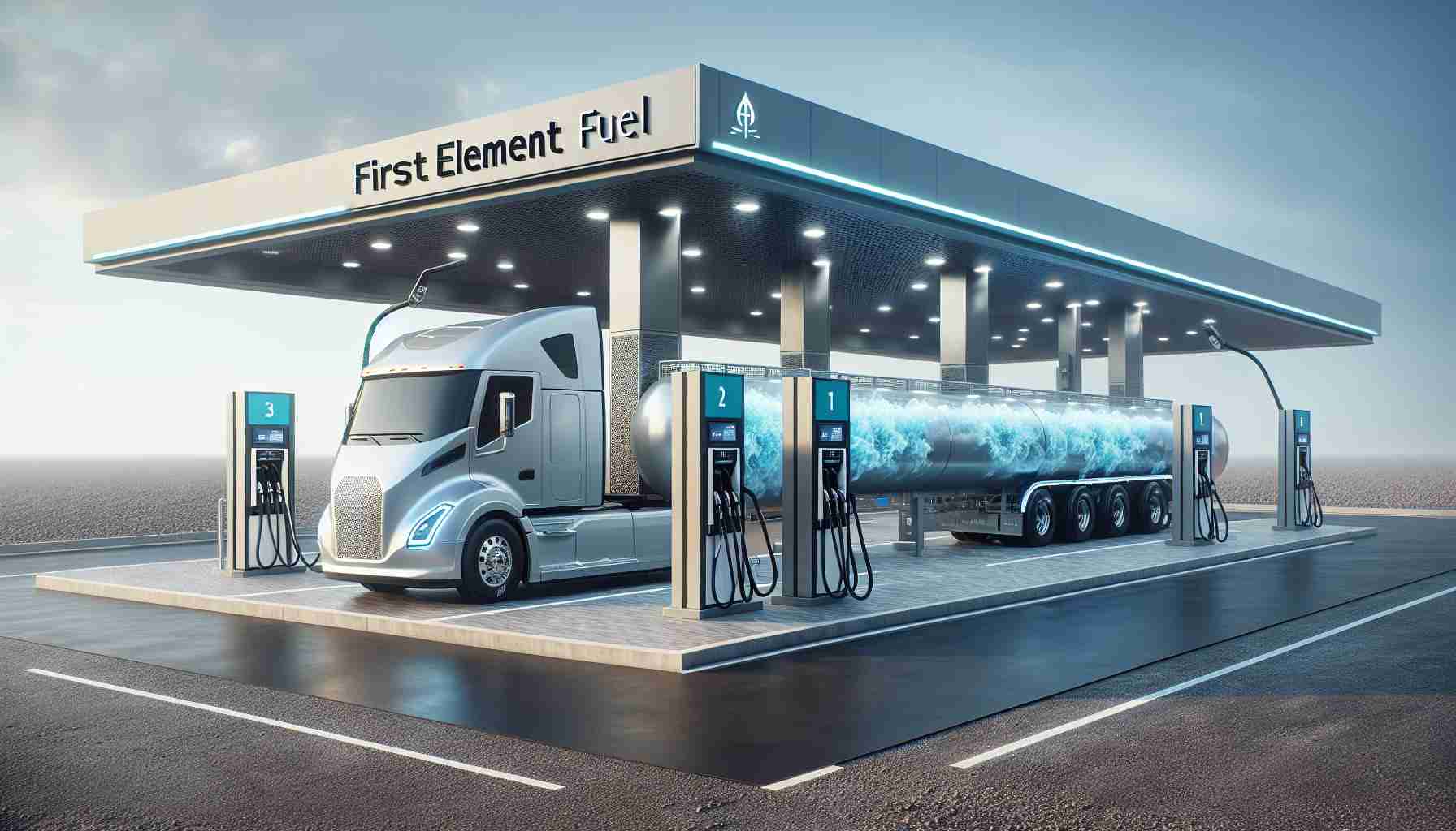 FirstElement Fuel Sets the Bar with World's First Hydrogen Fuel Station for Commercial Trucks